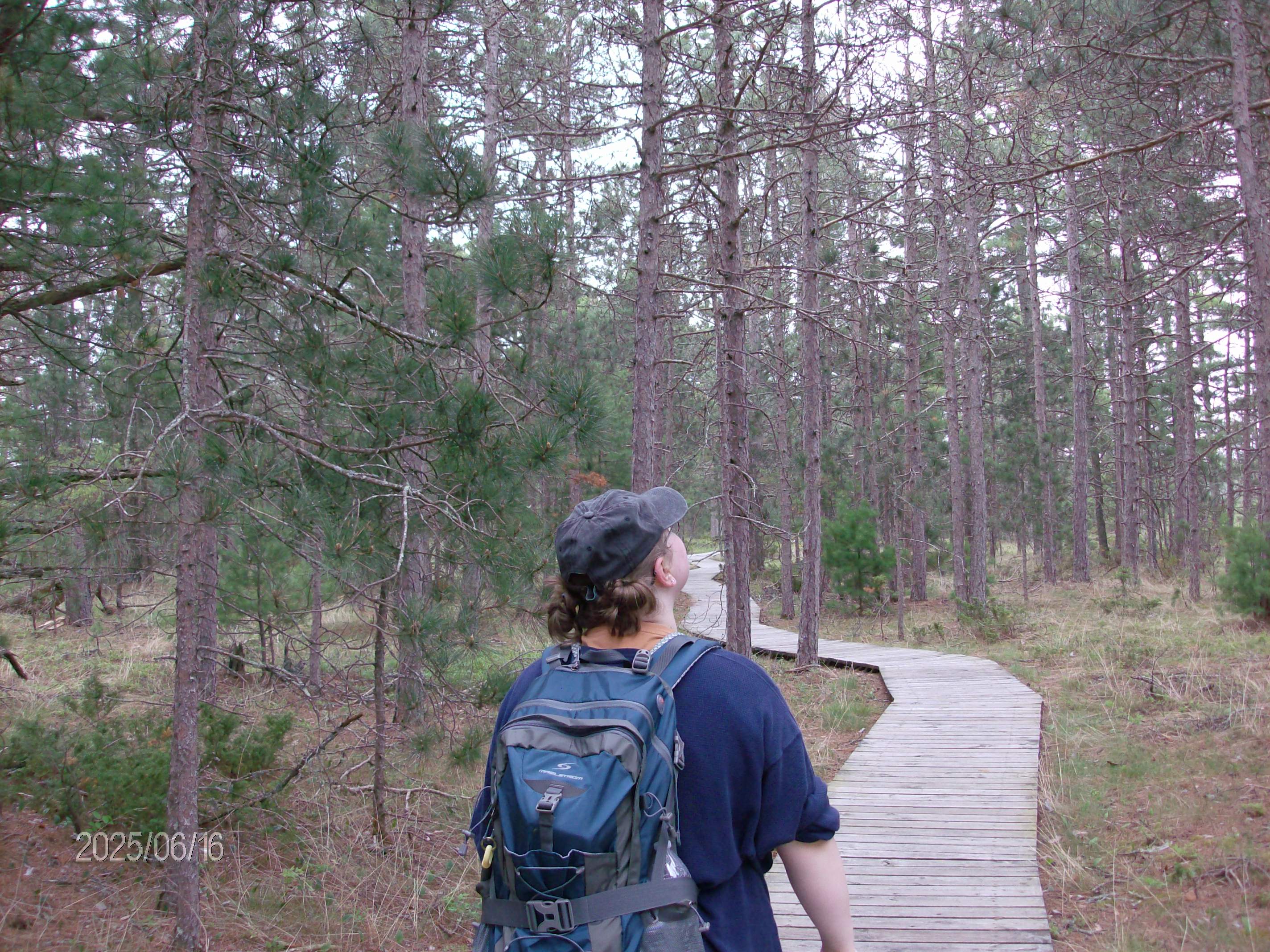 photo of me on a trail